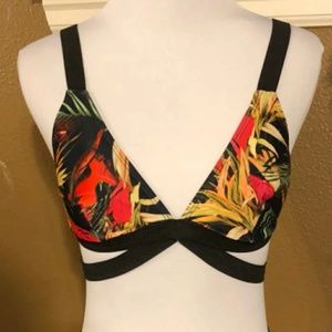 Tropical and colorful swimsuit bikini